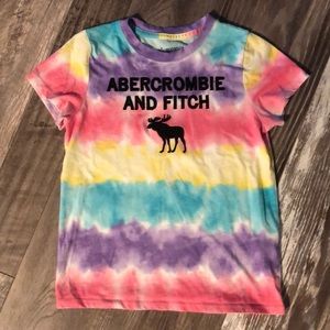 Girls size 7/8 Abercrombie tie-dye t-shirt
